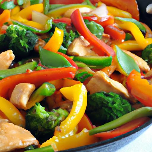 Sizzling Chicken and Veggie Stir-Fry: A Colorful Delight