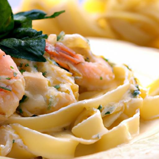 Indulge in the Best Creamy Shrimp Tuscan Fettuccine delight