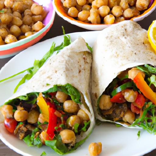 Protein-Packed 10-Minute chickpea Salad Wraps Made easy