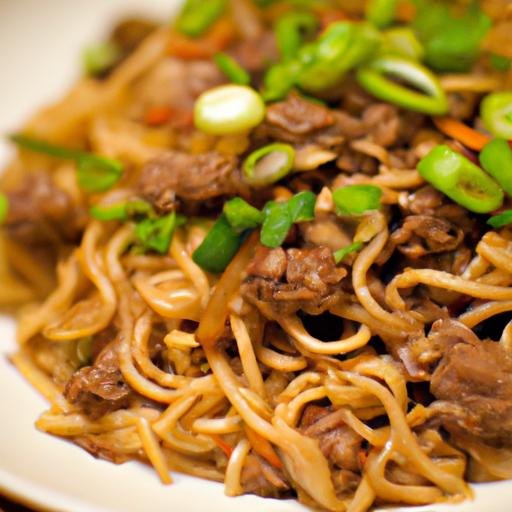 Savor the bold Flavors‌ of Mongolian Ground Beef Noodles