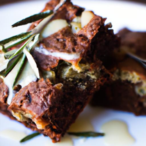 Unlock Flavor Magic with Rosemary Sea Salt Brownies
