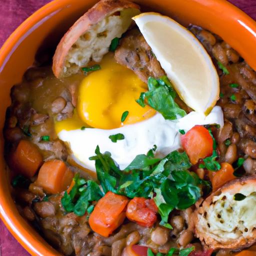 Hearty Lentil and egg Stew: A Nutritious Comfort Bowl