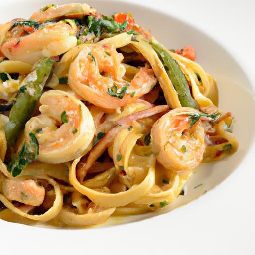Indulge in the Best Creamy Shrimp Tuscan Fettuccine Delight