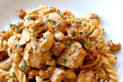 Creamy Cashew Cajun Chicken Pasta: Dairy-Free Delight