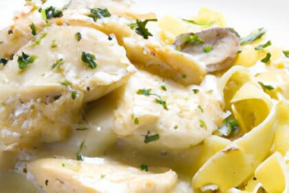 Golden Delight: Crispy Chicken Fettuccine Alfredo Recipe