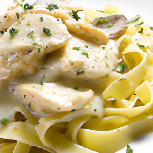 Golden Delight: Crispy Chicken Fettuccine Alfredo Recipe