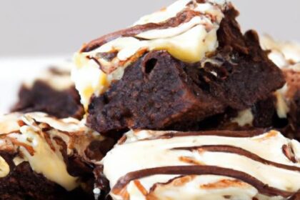 Decadent Mascarpone Swirled Brownies: A Creamy Twist