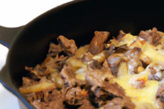 Hearty Swiss Minced Beef Skillet: A Flavorful One-Pan Wonder