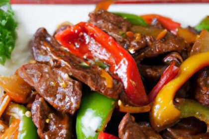 Sizzling Beef and Peppers Stir-Fry: Quick Flavorful Feast