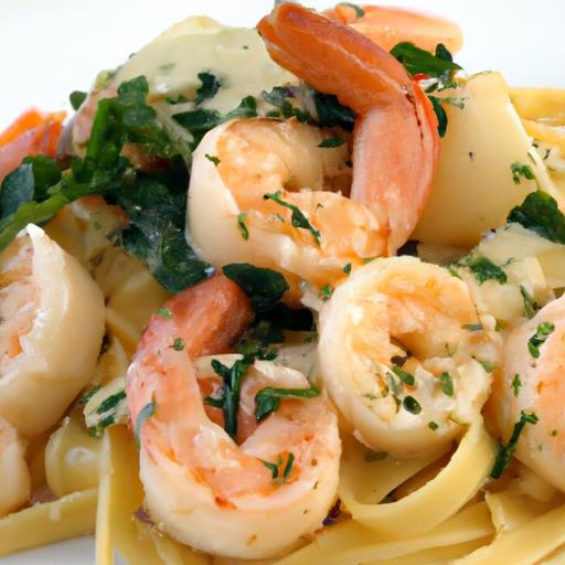 Indulge in Creamy Tuscan Shrimp Linguine: A Flavorful Feast