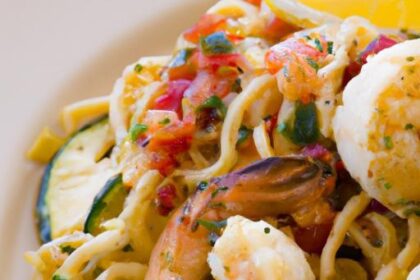 Zesty Garlic Shrimp Zoodles: A Fresh Twist on Dinner