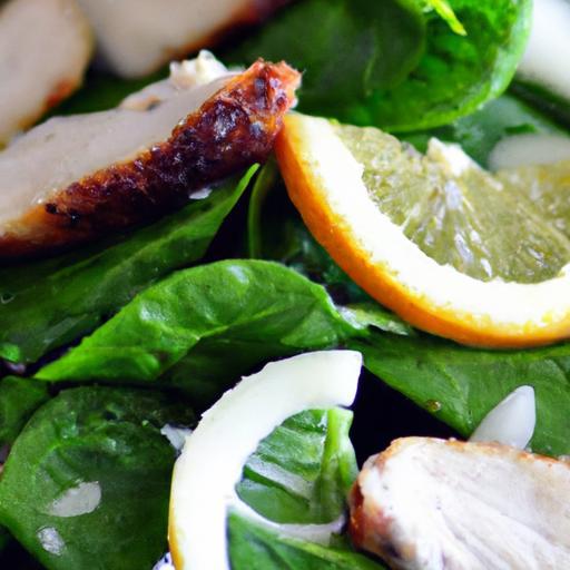 Refreshing Chicken and Spinach Salad: A Nutritious Delight