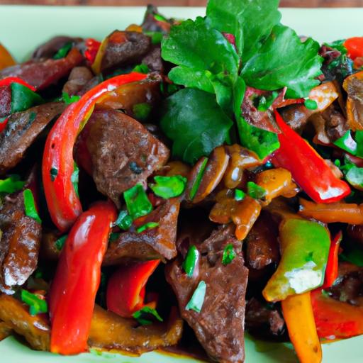 Sizzling⁣ beef and⁣ peppers Stir-Fry: Quick Flavorful⁢ Feast