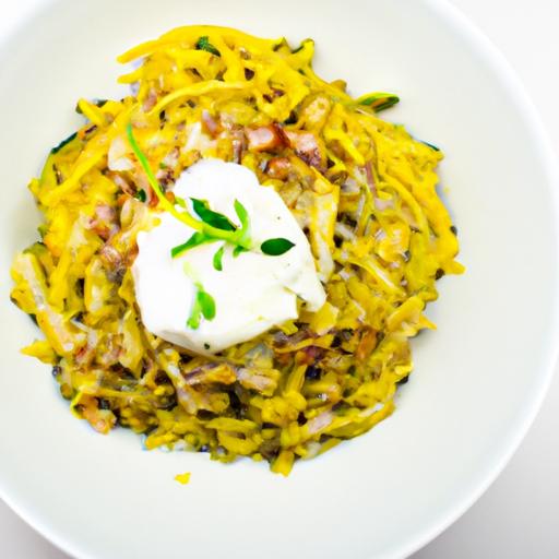 Spaghetti Squash Carbonara: ⁣A light Twist ⁤on classic Comfort