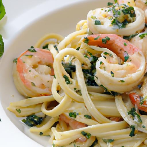 Indulge in Creamy Tuscan Shrimp Linguine: A Flavorful Feast
