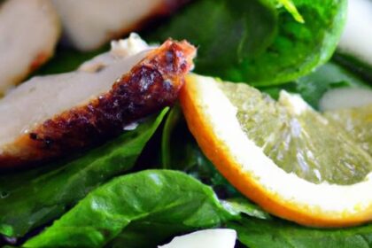 Refreshing Chicken and Spinach Salad: A Nutritious Delight