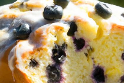 Zesty Lemon Blueberry Cake: A Perfect Springtime Treat