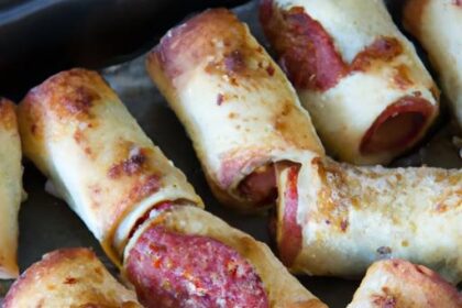 Cheesy Mozzarella Pepperoni Rolls: A Savory Snack Delight
