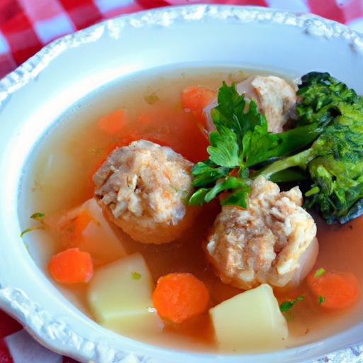 Wholesome Chicken Meatball Soup: Comfort in Every Spoonful