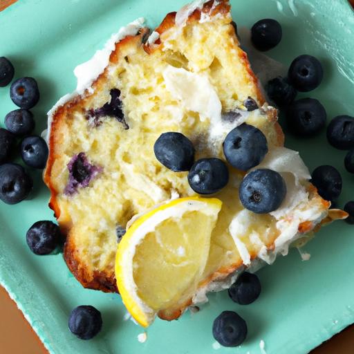 Zesty lemon Blueberry Cake: A Perfect Springtime Treat