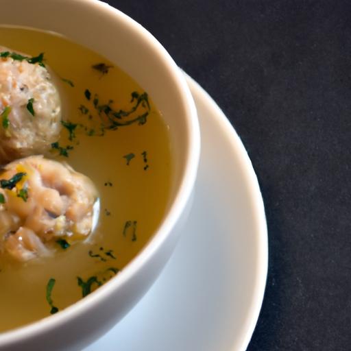 Wholesome Chicken meatball Soup: Comfort in Every Spoonful