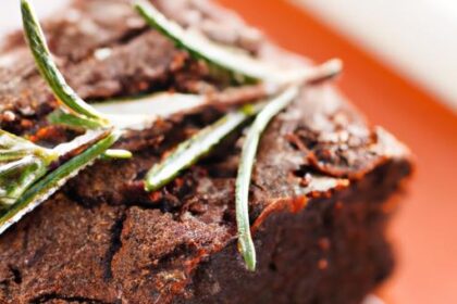 Decadent Rosemary Sea Salt Brownies: A Savory-Sweet Twist