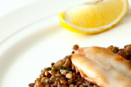 Hearty Baked Cod with Lentils: A Nutritious Flavor Boost