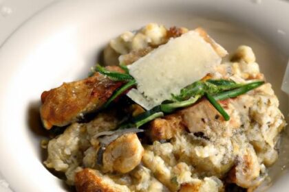 Creamy Chicken & Mushroom Risotto: A Savory Delight Recipe