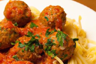 The Timeless Charm of Spaghetti with Savory Meatballs