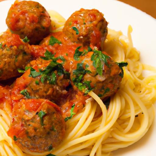 The Timeless Charm of Spaghetti with Savory Meatballs