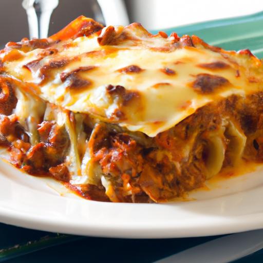 Hearty Lasagna with Meat Sauce: A Classic Comfort Dish