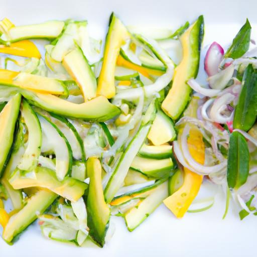 Refreshing Avocado and Cucumber Salad: A Crisp Delight
