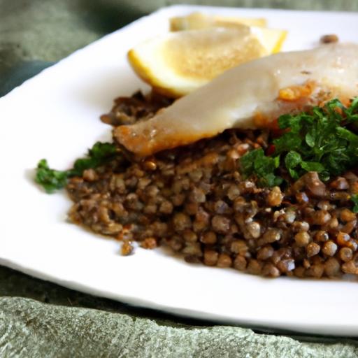 Hearty Baked Cod with Lentils: A Nutritious Flavor Boost