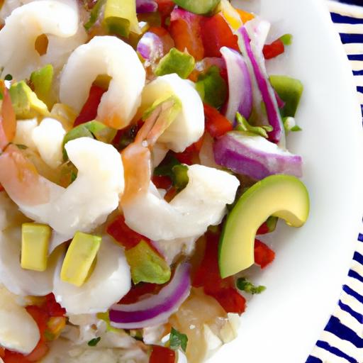 Zesty Shrimp Ceviche: A Refreshing seafood Delight Recipe