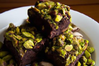 Decadent Cardamom Pistachio Brownies: A Flavorful Twist