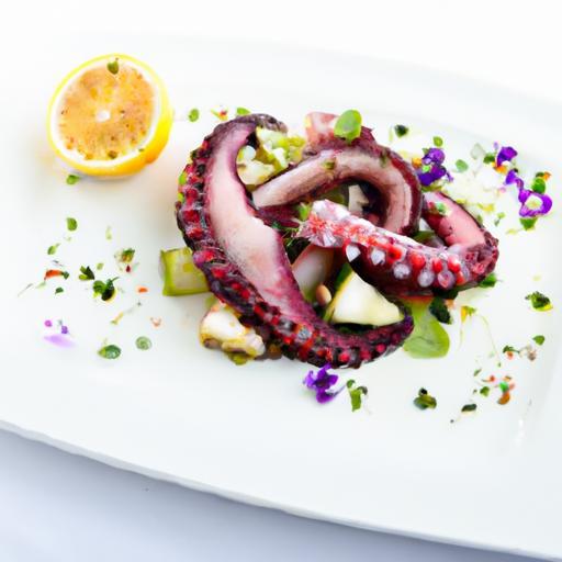 Delicate Octopus Carpaccio: A Taste of Ocean Elegance