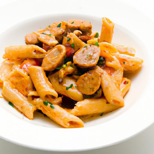 30-Minute One Pot creamy ⁣Cajun Sausage Pasta Recipe